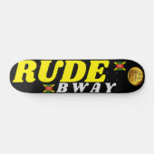 RUDE BWAY 7 3/4" Skateboard Deck (Horizontal)