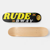 RUDE BWAY 7 3/4" Skateboard Deck (Horizontal)