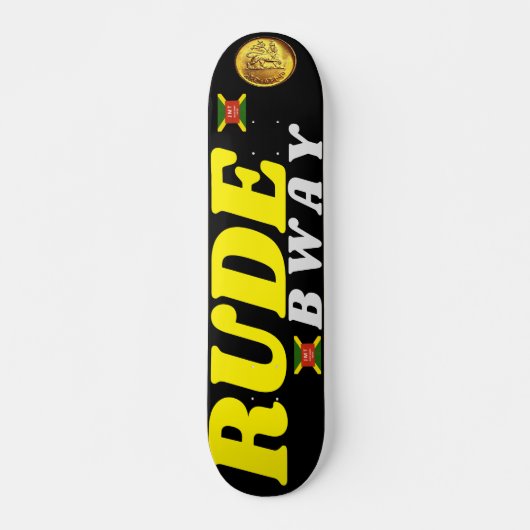 RUDE BWAY 7 3/4" Skateboard Deck (Vorne)
