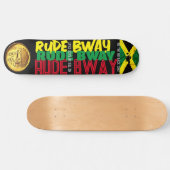 RUDE BWAY 8 1/4" Skateboard Deck (Horizontal)