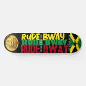 RUDE BWAY 8 1/4" Skateboard Deck (Horizontal)