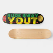 RUDE BWAY YOUT JMT 7 3/4" Skateboarddecke Skateboard (Horizontal)