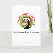 Rude Christmas Card für Bruder Feiertagskarte (Rückseite)