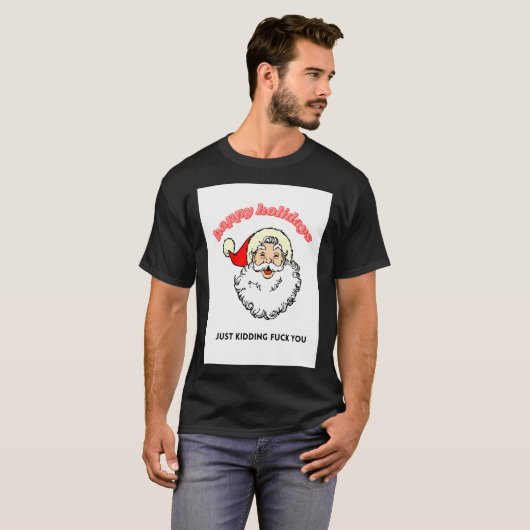 Rude Christmas Essential T - Shirt (Vorne ganz)