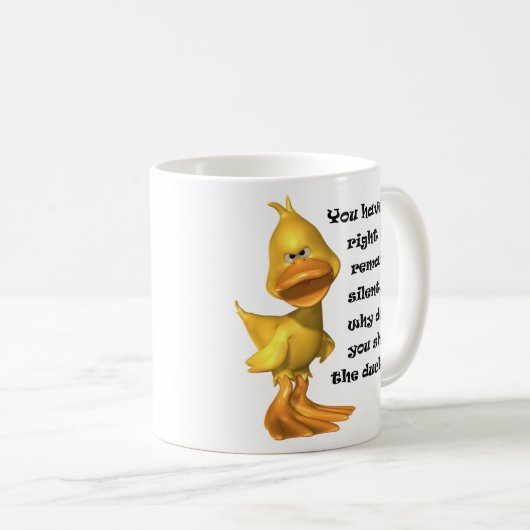 Rude Duck Kaffeetasse (VorderseiteRechts)