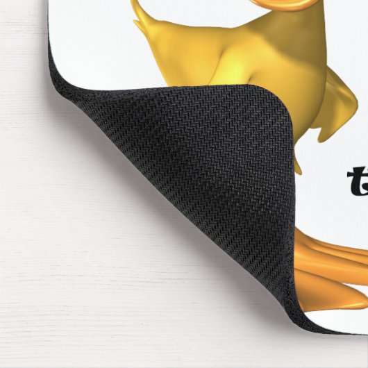 Rude Duck Square Mousepad (Ecke)