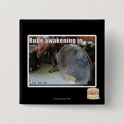 Rude Erwachen in Button (Vorderseite)