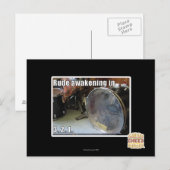 Rude Erwachen in Postkarte (Vorne/Hinten)