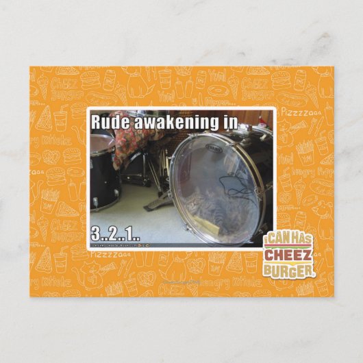 Rude Erwachen in Postkarte (Vorderseite)