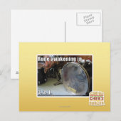 Rude Erwachen in Postkarte (Vorne/Hinten)