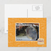 Rude Erwachen in Postkarte (Vorne/Hinten)