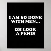 Rude for Women Ual Spaß Funny Kinky Dirty Joke Poster (Vorne)