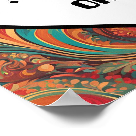 Rude Funny Heart Design ! Poster (Ecke)