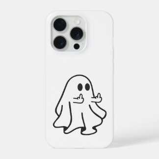 Rude Ghost – Funny Offensive Halloween iPhone Case 15 Pro Hülle