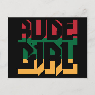Rude Girl Postkarte