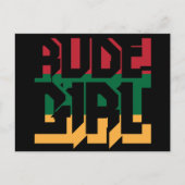 Rude Girl Postkarte (Vorderseite)