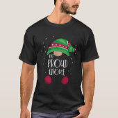 Rude Gnome Family Matching Christmas Pajamas T-Shirt (Vorderseite)