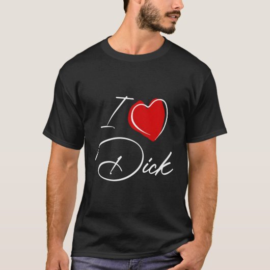Rude I Liebe Dick T-Shirt (Vorderseite)