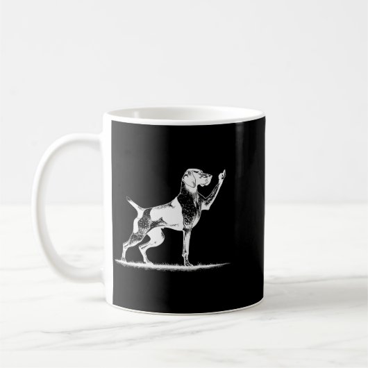 Rude Inter Dog Hole German Shorthaired Inter Dog Kaffeetasse (Links)