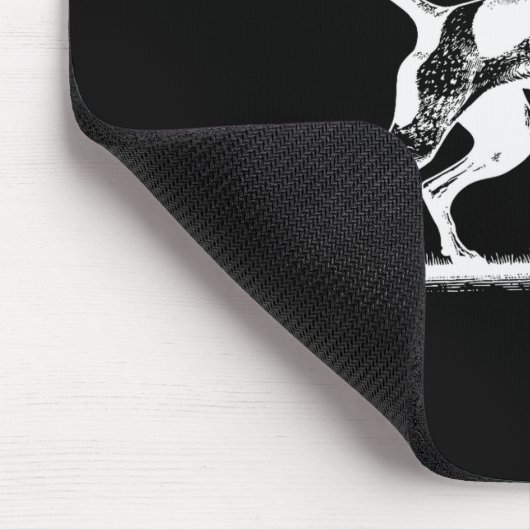 Rude Inter Dog Hole German Shorthaired Inter Dog Mousepad (Ecke)