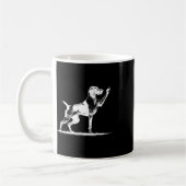 Rude Pointer Dog Hole German Shorthhaden Pointer D Kaffeetasse (Links)