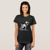 Rude Pointer Dog Hole German Shorthhaden Pointer D T-Shirt (Vorne ganz)