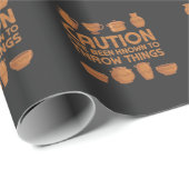 Rude Pottery Art Spaß Skulptur Hobby Geschenkpapier (Rolleneckpunkt)