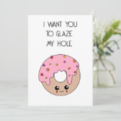 Rude Valentine's Day Card Feiertagskarte (Stehend Vorderseite)