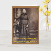 Rude Vintag Fun Happy Geburtstag Karte (Gelbe Blume)