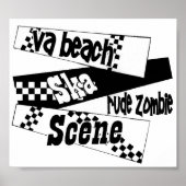 Rude Zombie-Poster Poster (Vorne)