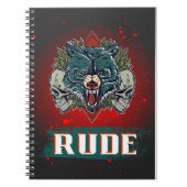 Rudel, Schädel und Bär Notizblock (Vorderseite)
