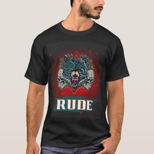 Rudel, Schädel und Bär T-Shirt (Vorderseite)