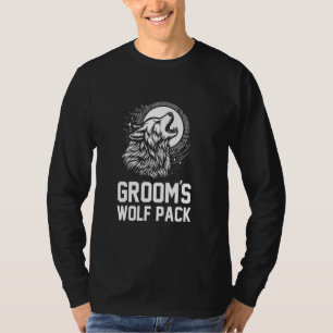 Rudels Wolfsrudel Heulende Trauzeugen Junggesellen T-Shirt