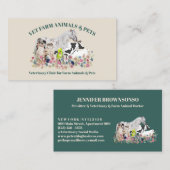 Rüden von Reitpferden Visitenkarte (Vorne/Hinten)