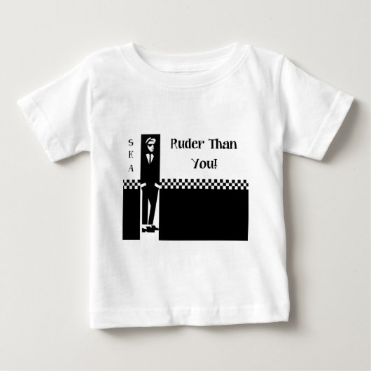 RUDER ALS DU. BABY T-SHIRT (Vorderseite)