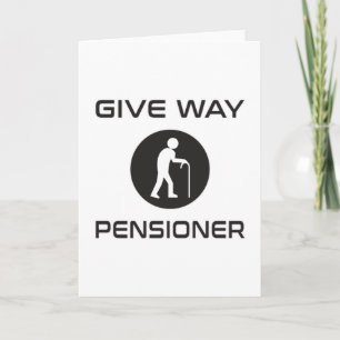 Ruder Grandpa Rente Funny Gift Idee Karte