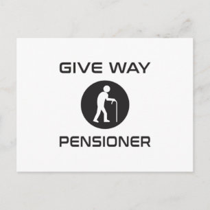 Ruder Grandpa Rente Funny Gift Idee Postkarte