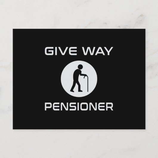 Ruder Grandpa Ruhestand Funny Geschenk Postkarte (Vorderseite)