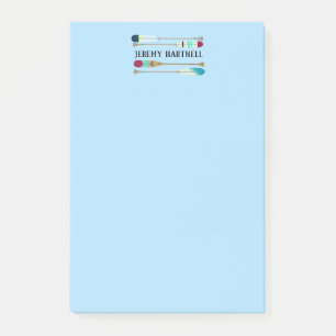 Ruder im Vintage-Stil Post-it Klebezettel