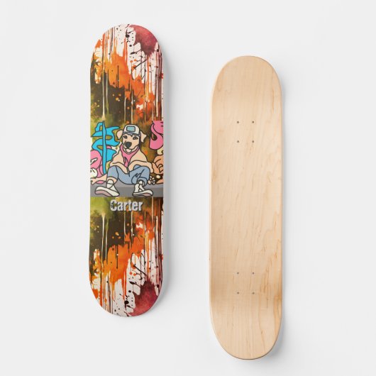 Ruderbock | Funny Skateboard (Vorderseite)