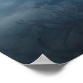 Ruderboot auf dem Wasser Poster (Ecke)