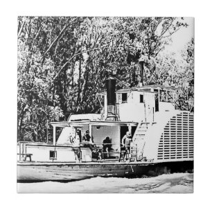 Ruderboot auf Murray River Victoria Fliese