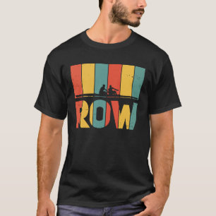 Ruderboot Crew Vintag Retro I Liebe zu Zeile T-Shirt