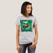 Ruderboot-Damen-Eskapade T-Shirt (Vorne ganz)