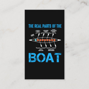 Ruderboot Geschenk für Kanufahrer Kajak Wasserspor Visitenkarte