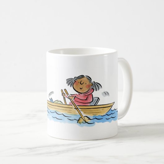 Ruderboot Kaffeetasse (VorderseiteRechts)