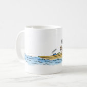 Ruderboot Kaffeetasse (Vorderseite Links)