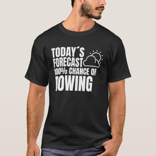 Ruderboot Sprichwort mit Ruderboot T-Shirt (Vorderseite)