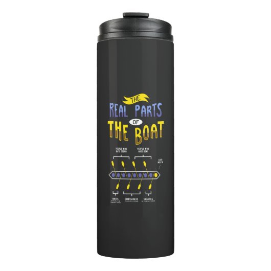 Ruderboot Thermosbecher (Vorderseite)