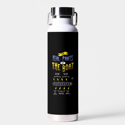 Ruderboot Trinkflasche (Vorne)